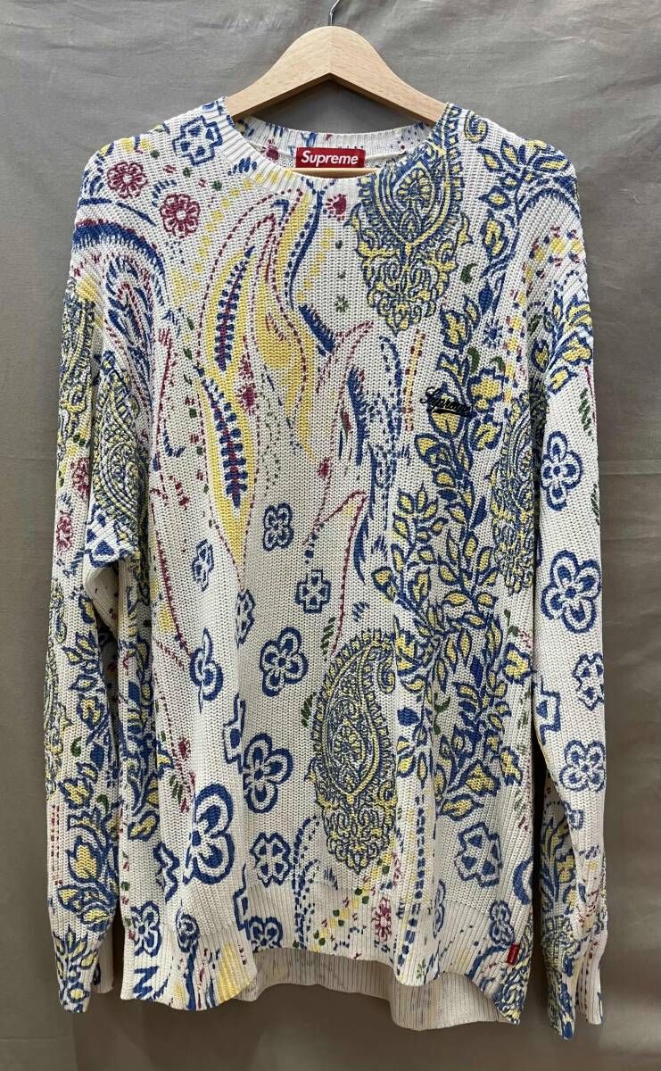 Supreme/シュプリーム/ニット/Printed Paisley Sweater/ペイズリー