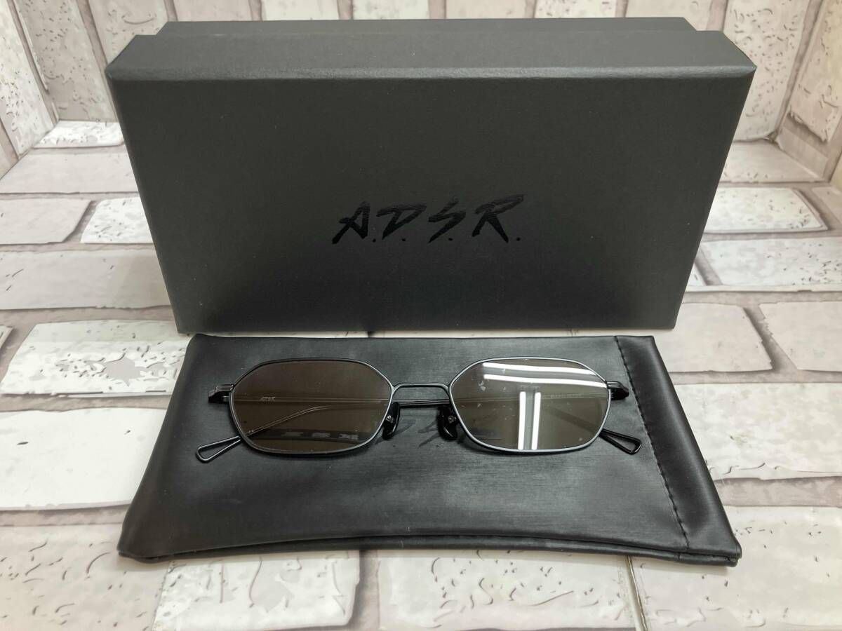 ADSR エーディーエスアール サングラス JASON 01 Lt.Gray ブラック