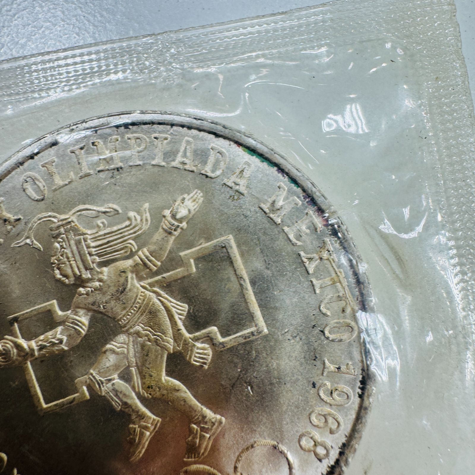 A【記念硬貨】メキシコオリンピック開催記念 25ペソ 銀貨 1968年 2枚
