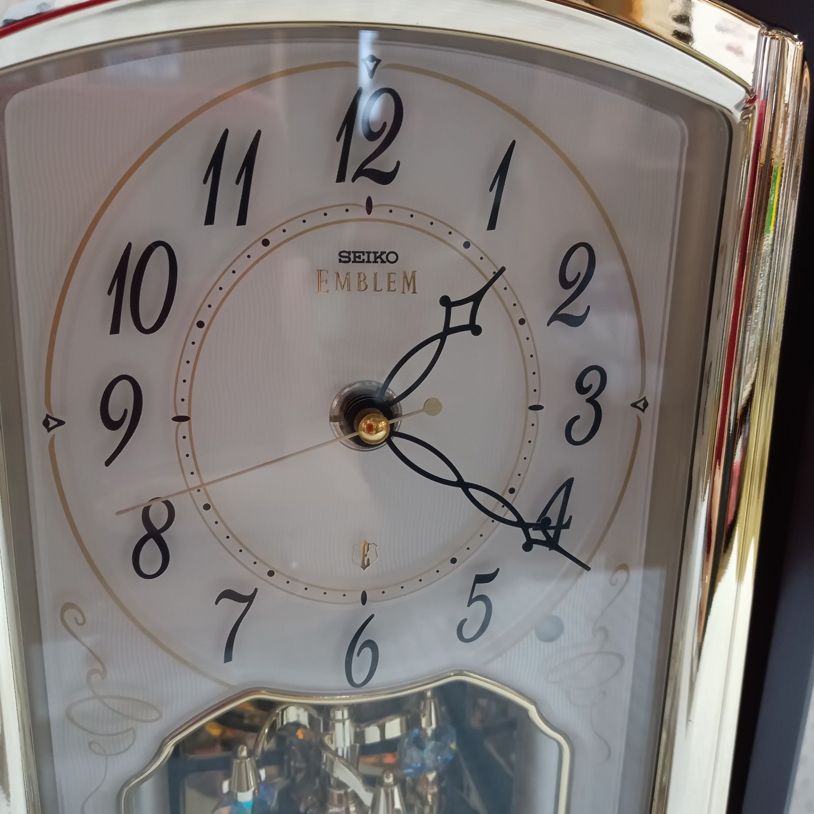 未使用 SEIKO セイコー EMBLEM HW582B 置時計 電波クロック - メルカリ