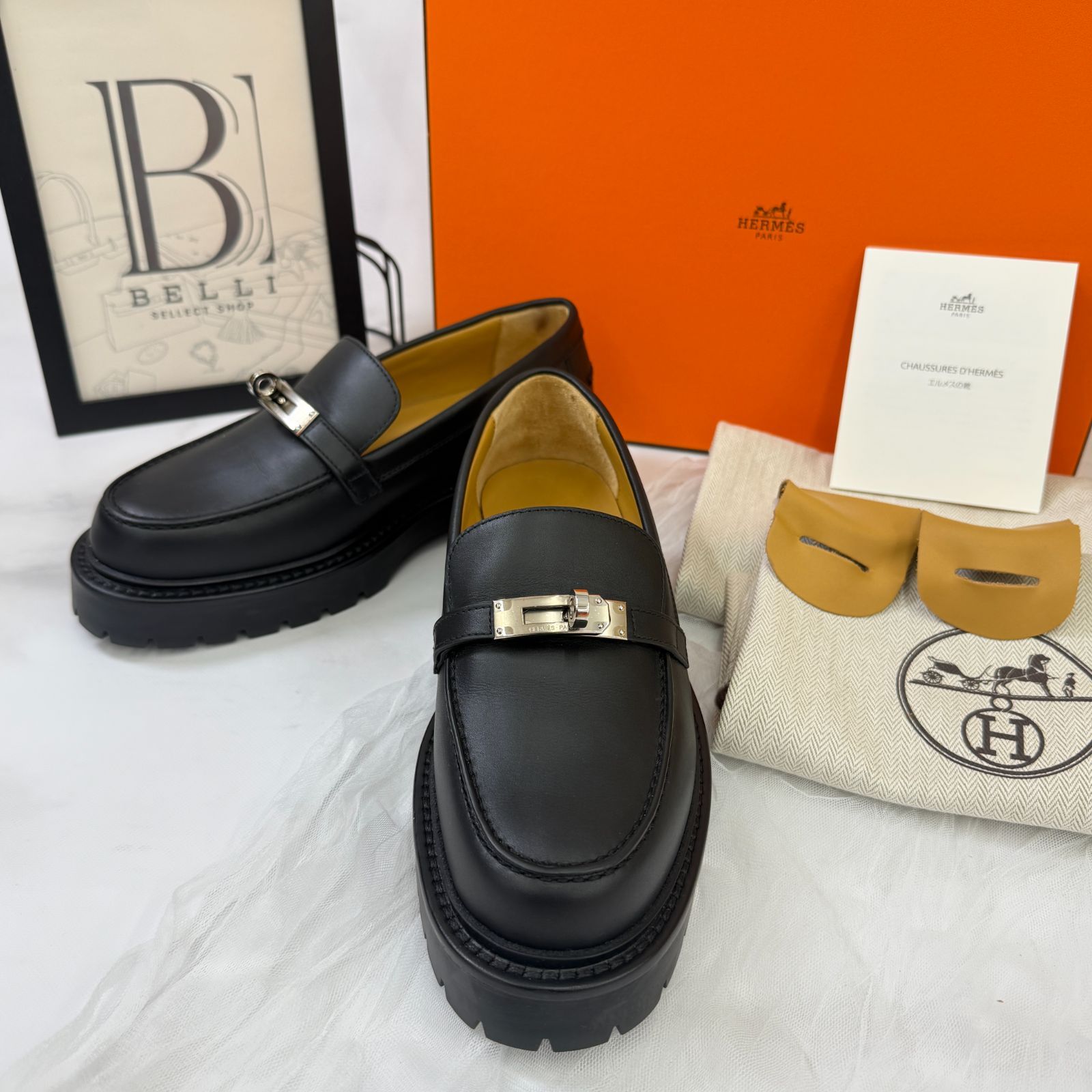 鑑定済み【 美品 】エルメス 《 アイコン 》 34.5 ( 22cm程度