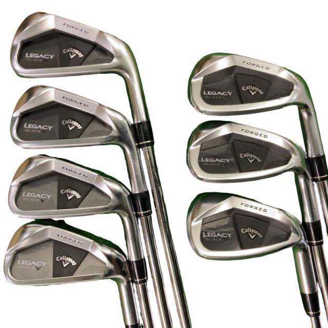 キャロウェイ LEGACY BLACK 8 S アイアンセット IR Dynamic G フレックスS メンズ 男性用 右利き 右用 Dランク ゴルフクラブ