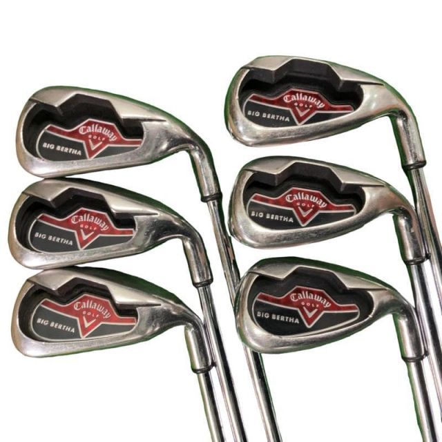 キャロウェイ BIG BERTHA IRONS 2006 6 S アイアンセット IR NS PRO 950 GH フレックスS メンズ 男性用 右利き 右用 Dランク ゴルフクラブ