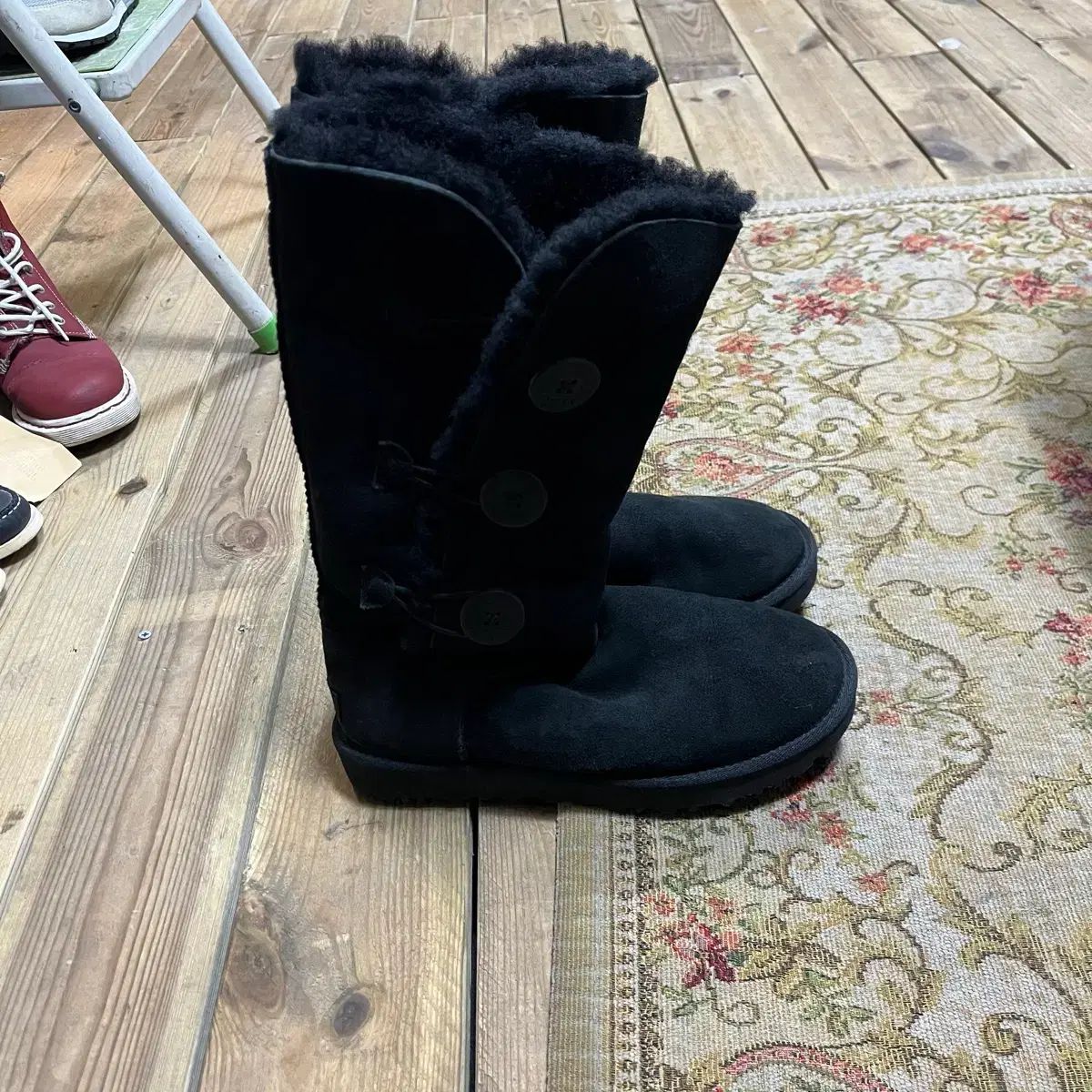 UGG アグ ブラック ロング ブーツ