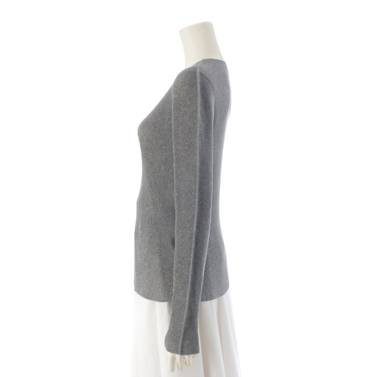 プリーツプリーズ イッセイミヤケ クルーネック ロングスリーブ