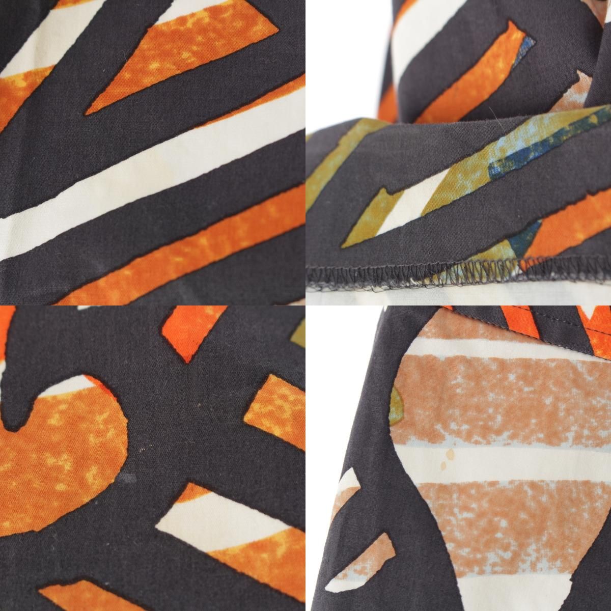  イッセイミヤケ 08 SS コットン 総柄 プリント パンツ ボトムス マルチカラー 3 カジュアルパンツ パンツ