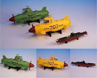 中古】プラモデル 1/48 ジュニア707 1・2号艇 「サブマリン707