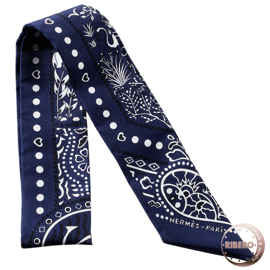 HERMES エルメス Entre Ciel et mer Bandana 空と海の間 バンダナ