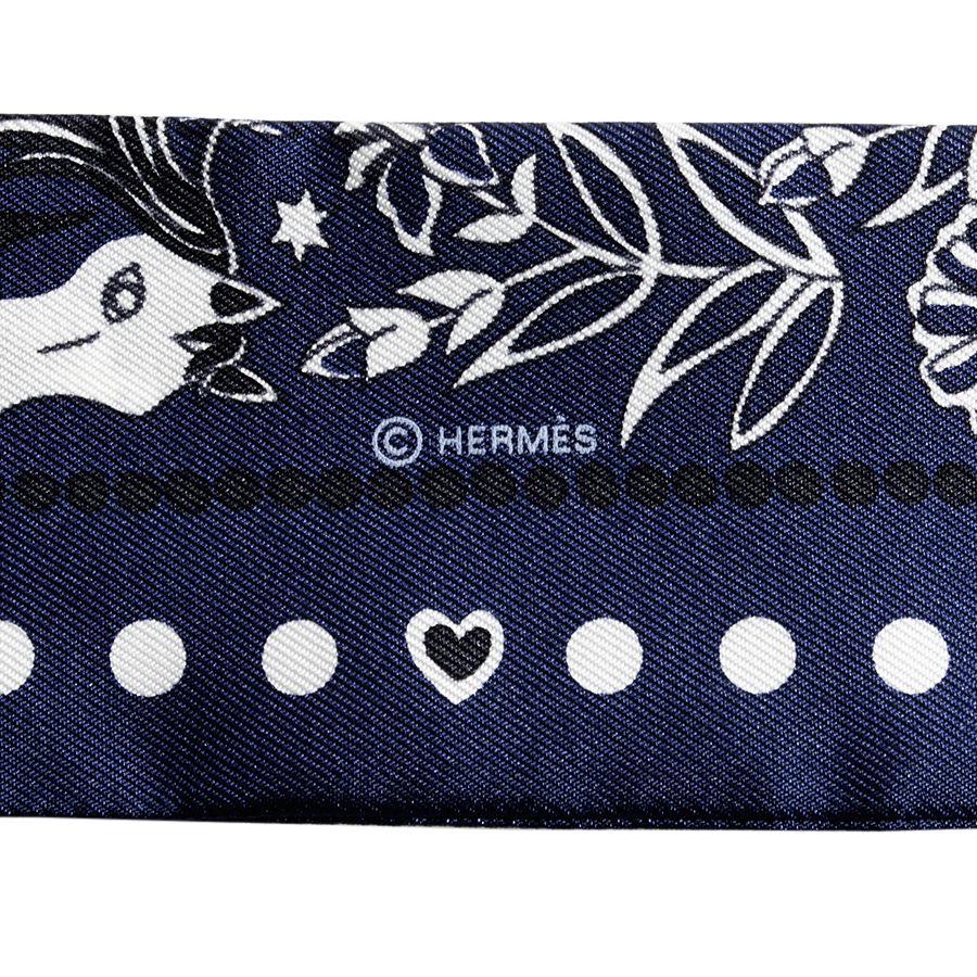 HERMES エルメス Entre Ciel et mer Bandana 空と海の間 バンダナ