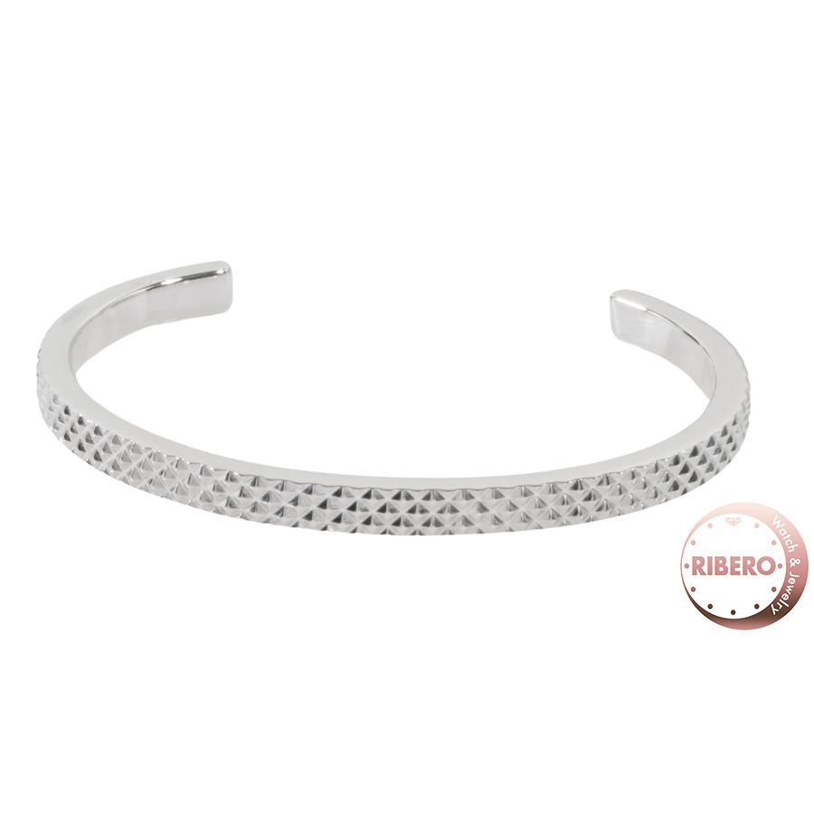 TIFFANY Co ティファニー ダイヤモンド ポイント カフ バングル ブレスレット シルバー