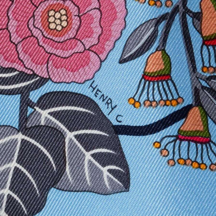 HERMES エルメス カレ90 Planifleurs プラニフルール 003965S 12