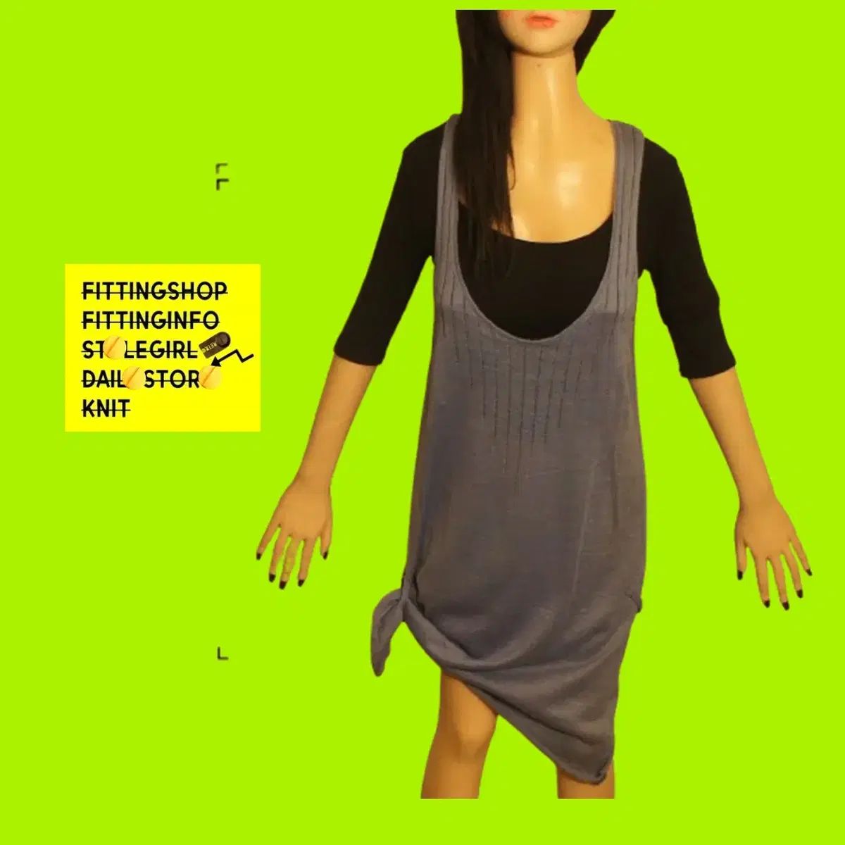 2256 ミニワンピース ロング丈ワンピース 半袖ワンピース キャミソールワンピース ヴィンテージショップ レディースニットワンピース