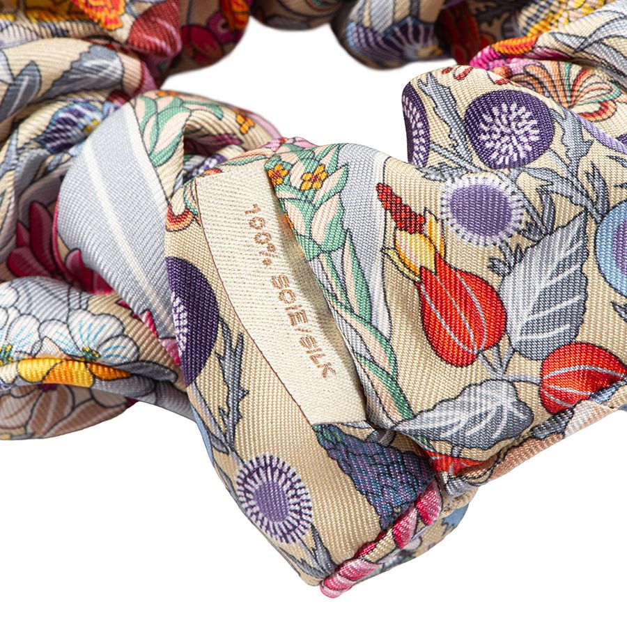 HERMES エルメス シュシュ クラウディア ブルーム 251044G B0TU