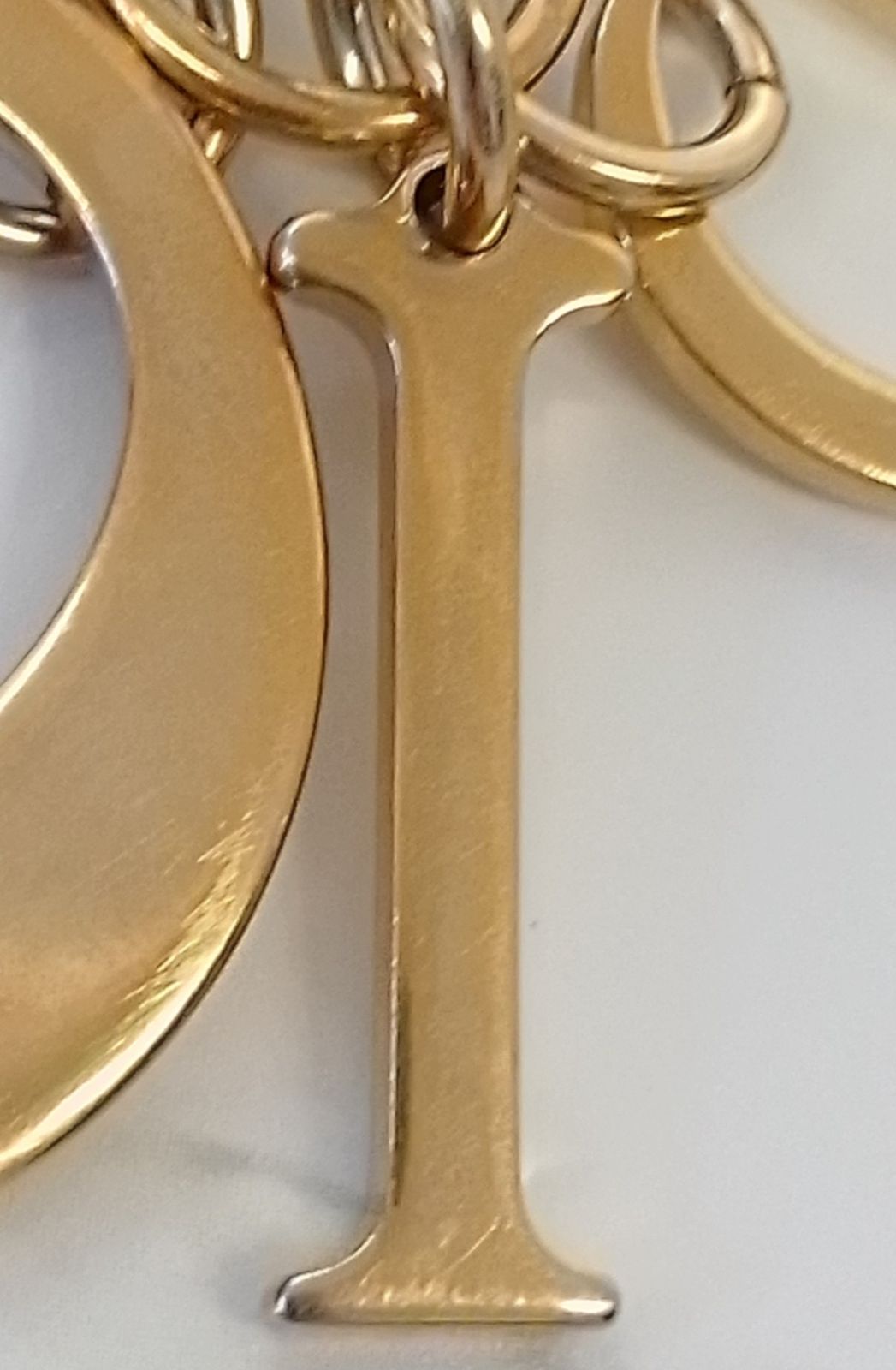 クリスチャンディオール DIORロゴチャーム