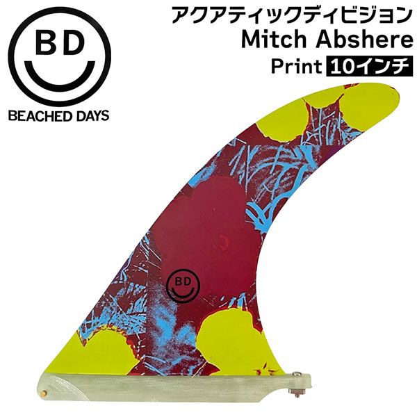 ビーチドデイズ シングルフィン BEACHED DAYS アクアティックディビジョン Mitch Abshere Print 10 ミッチ アブシャー プリント