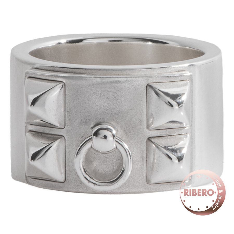 HERMES エルメス コリエドシアン リング・指輪 11号 シルバー【中古