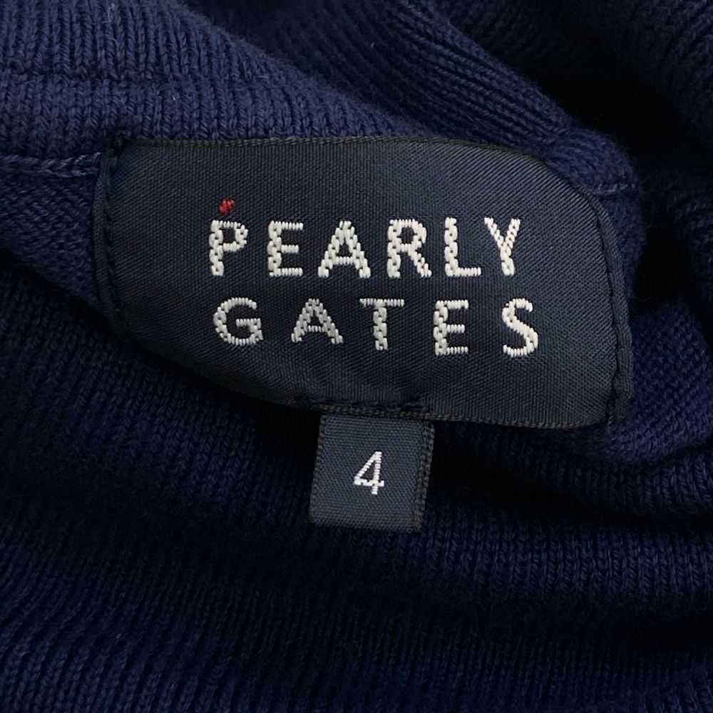 サイズ：4 PEARLY GATES パーリーゲイツ タートル ニット セーター