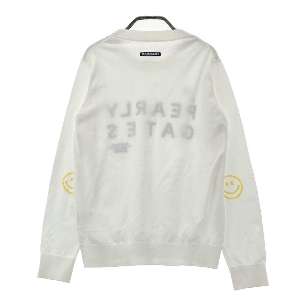 PEARLY GATES ホワイト 長袖セーター サイズ0 サイズ：0 PEARLY GATES パーリーゲイツ 長袖ニットセーター ニコ
