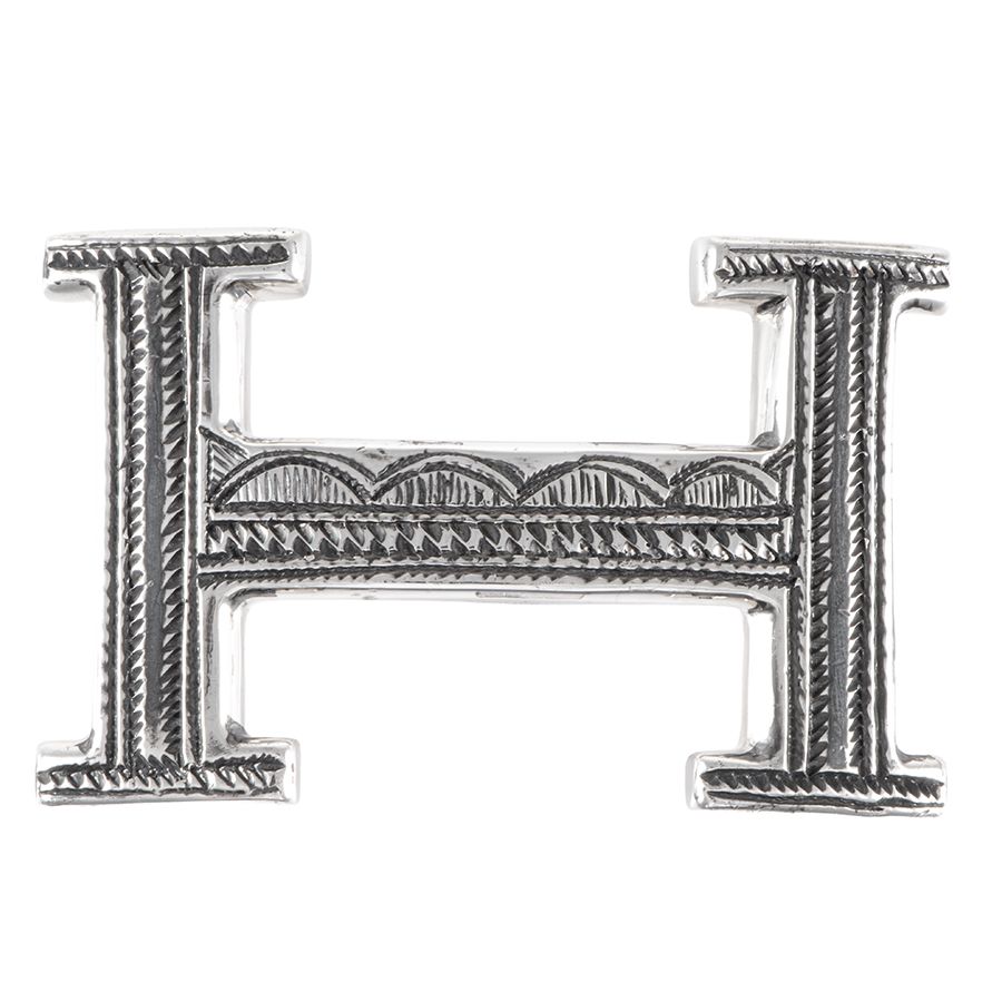 HERMES エルメス Hトゥアレグ ベルトバックル シルバー【中古】 - メルカリ