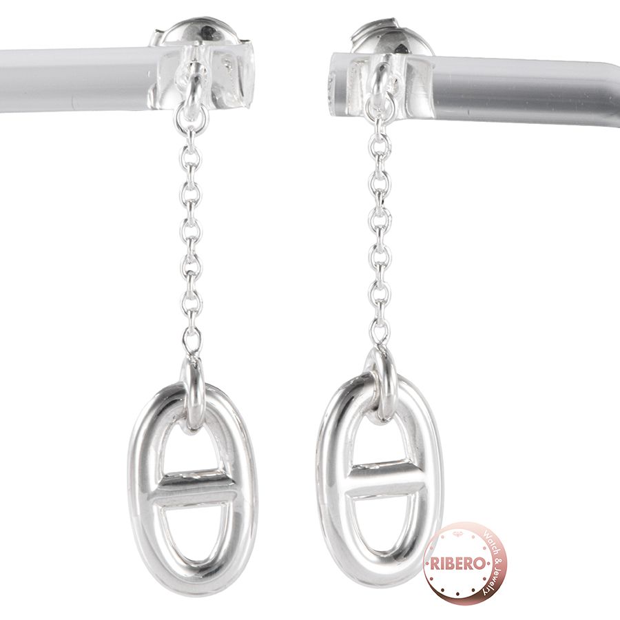 HERMES エルメス Farandole earrings ファランドール シェーヌ ダンクル ピアス MM ミディアムモデル イヤリング シルバー