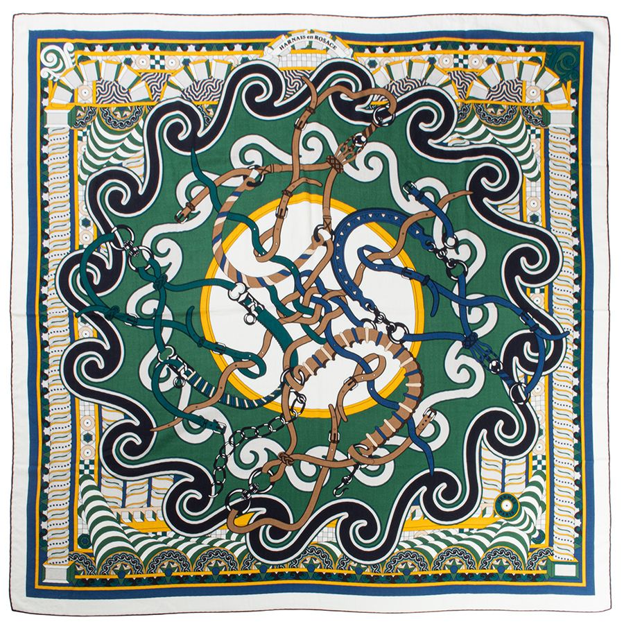 HERMES エルメス カレジェアン Harnais en Rosace ハーネスの薔薇窓