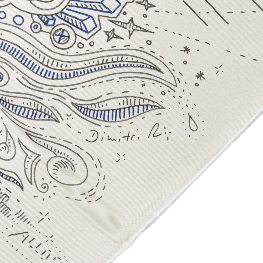 HERMES エルメス カレ90 Please Hold The Line プリーズ ホールド ザ