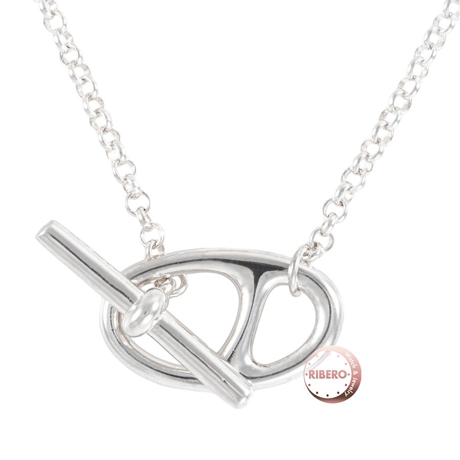 HERMES エルメス Chane d ancre シェーヌダンクル パンク ペンダント ネックレス シルバー