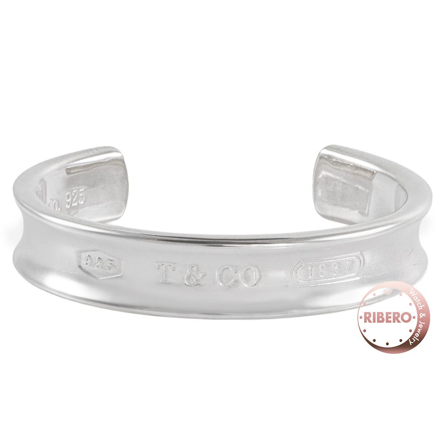 TIFFANY Co ティファニー 1837 カフ バングル ブレスレット シルバー