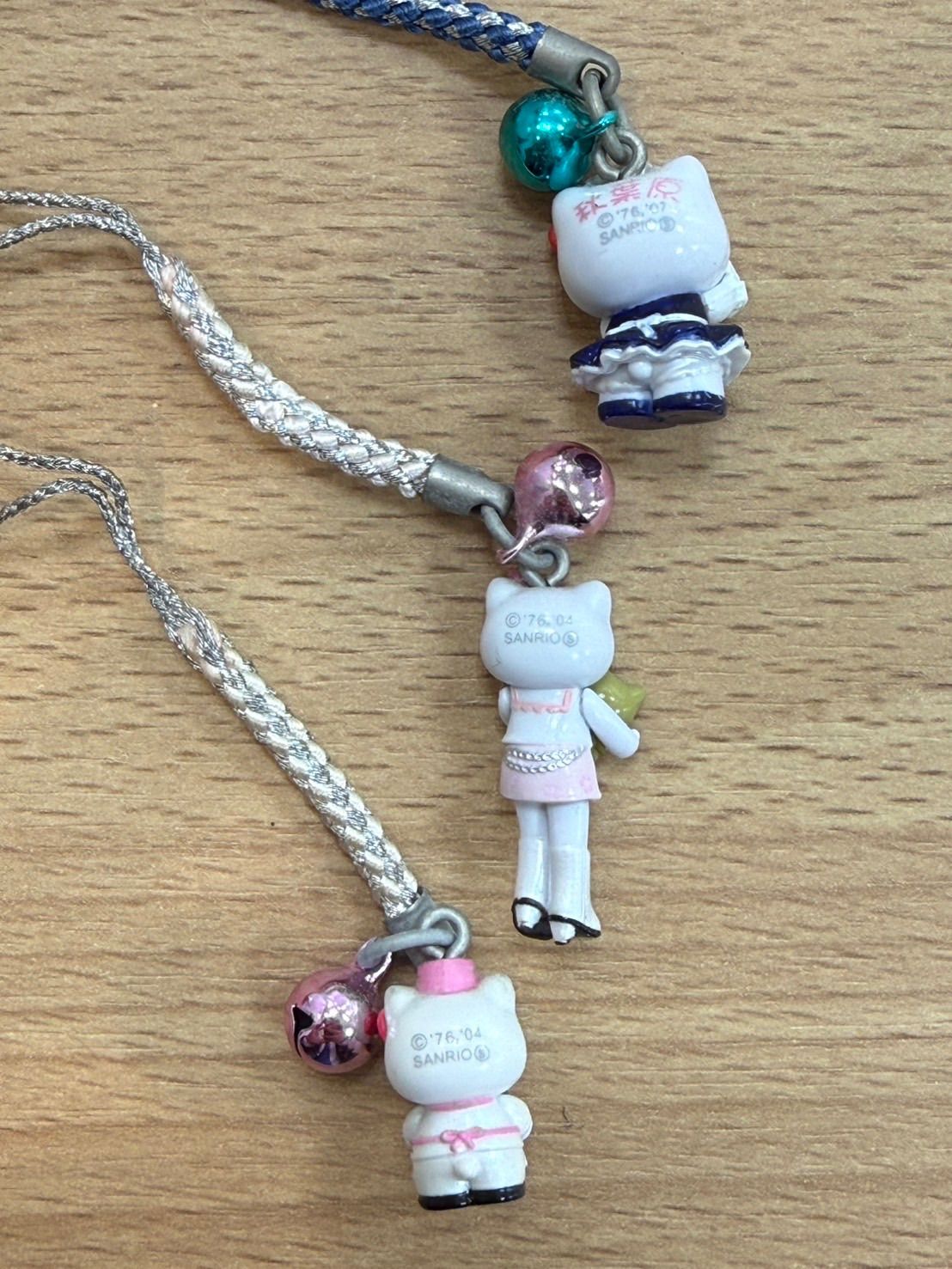 GO177 ハローキティ 東京限定 根付けストラップ 3点セット ご当地