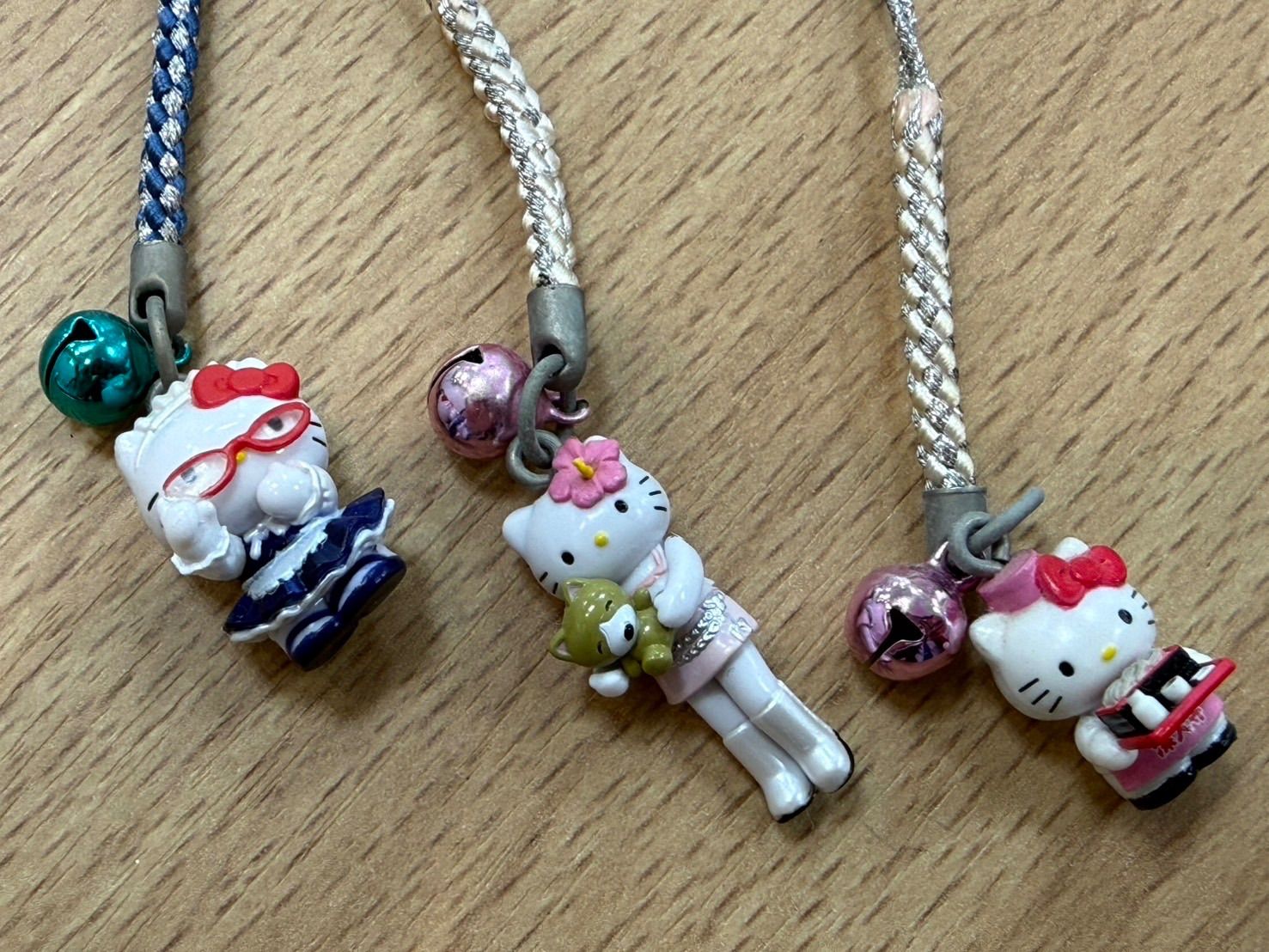 GO177 ハローキティ 東京限定 根付けストラップ 3点セット ご当地