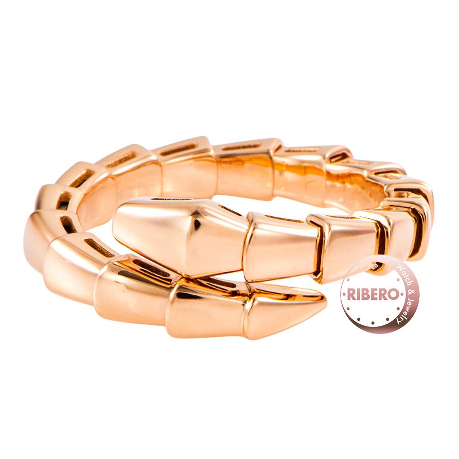 BVLGARI ブルガリ セルペンティ ヴァイパー 358639 リング 指輪 12号 ピンク ゴールド