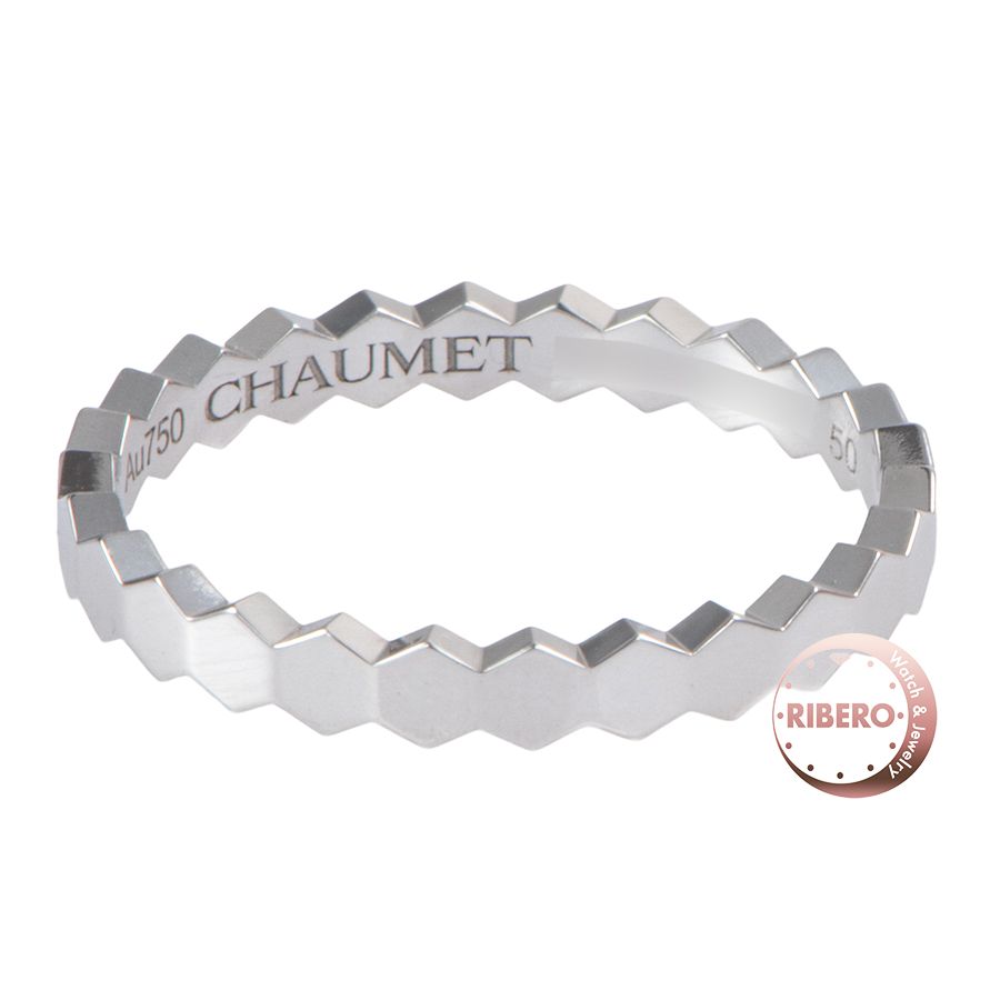 Chaumet ショーメ BEE MY LOVE ビー マイ ラブ コレクション ハニカムリング 081930 050 リング 指輪 K 18 WG 10号 シルバー