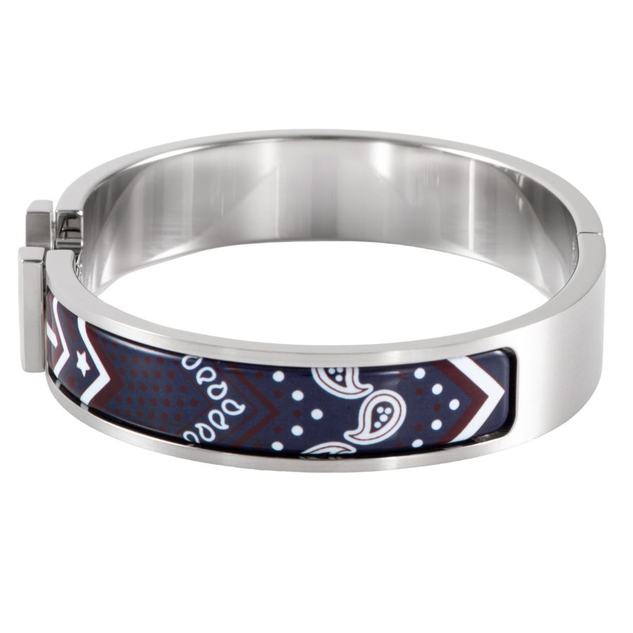 HERMES エルメス エナメルブレスレット クリックHH バングル バンダナ