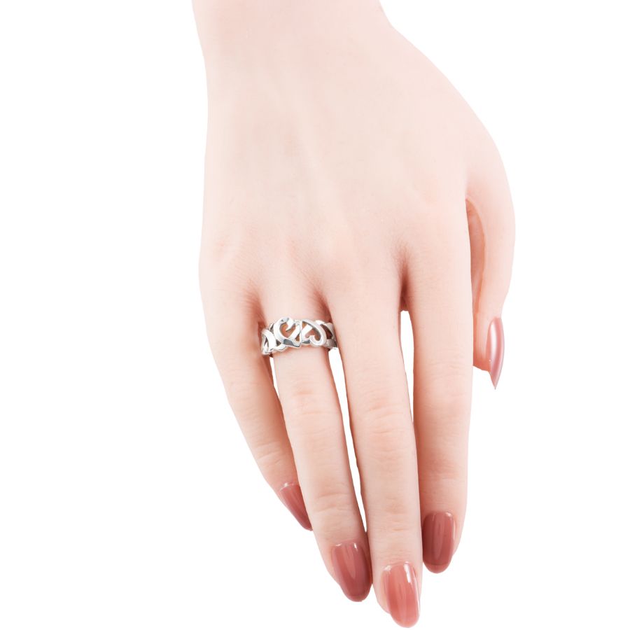 TIFFANY&Co. ティファニー トリプル ラビングハート リング・指輪 12.5