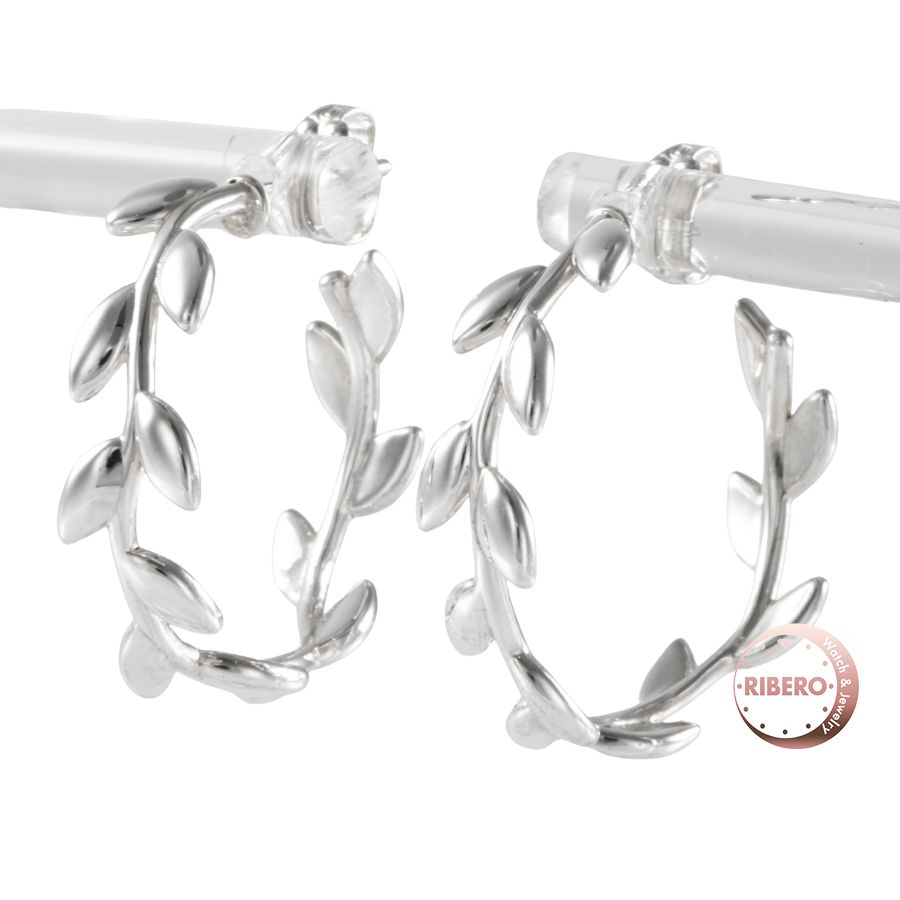 TIFFANY Co ティファニー オリーブリーフ ピアス シルバー