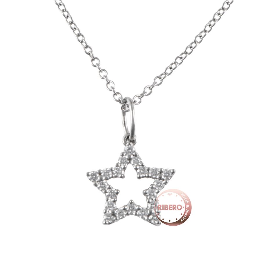 TIFFANY Co ティファニー スター ネックレス Pt 950 シルバー
