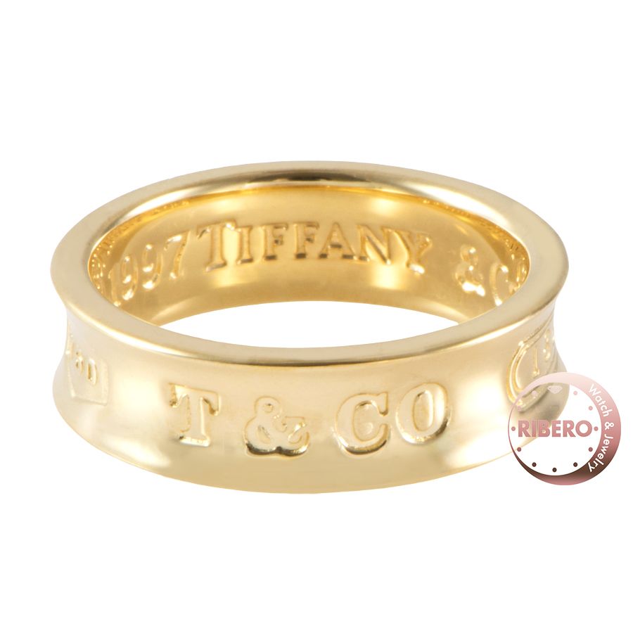 TIFFANY Co ティファニー 1837 リング 指輪 10号 ゴールド