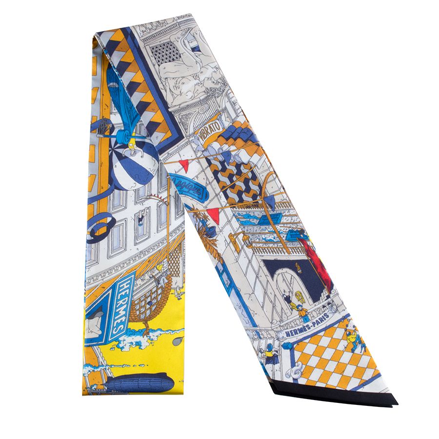 HERMES エルメス マキシツイリー Le Grand Prix du Faubourg フォーブルのグランプリ 533166 S 06 ツイリー マルチカラー