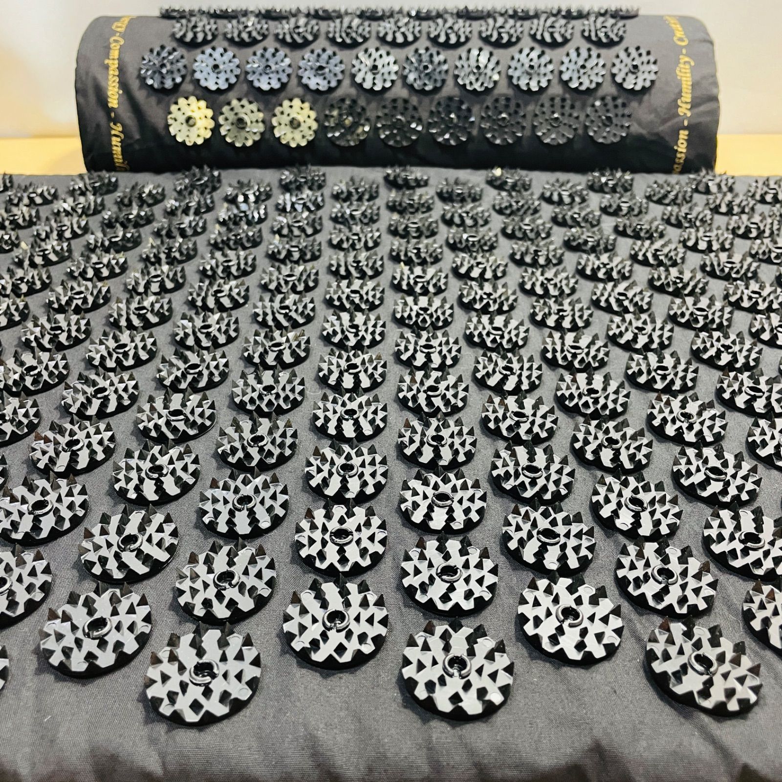 shaktiシャクティマット&ピロー ブラック 黒 - メルカリ