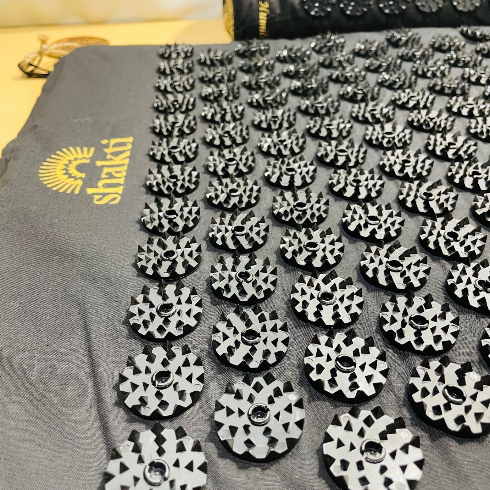 shaktiシャクティマット&ピロー ブラック 黒 - メルカリ