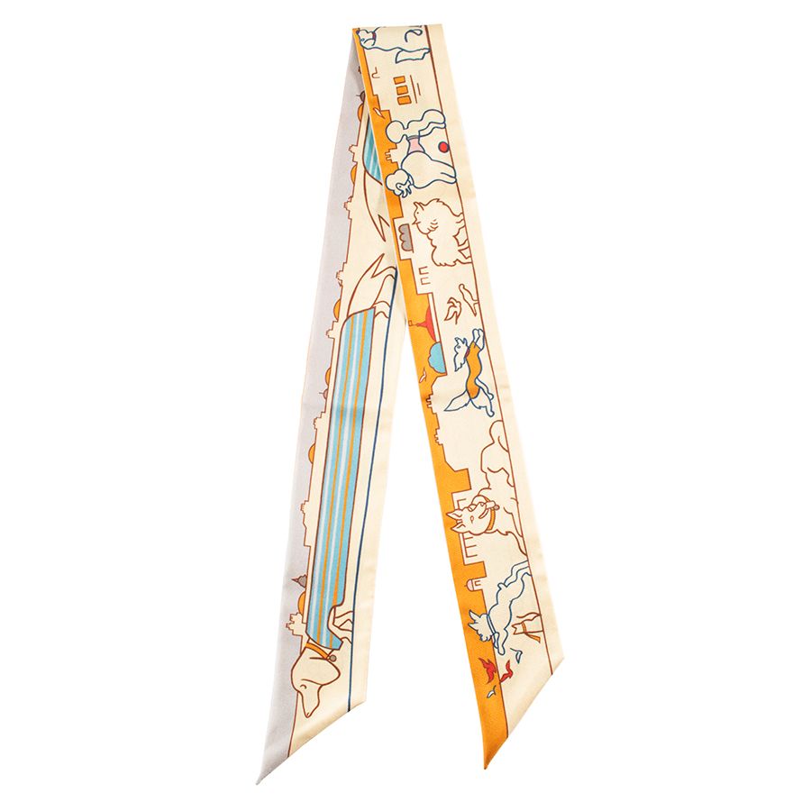 HERMES エルメス Les Chiens Parisiens パリジャンの犬 064116S 09