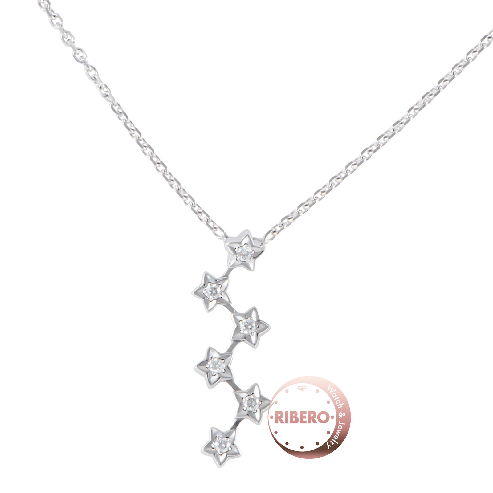 CHANEL シャネル コメット コレクション ネックレス K 18 WG シルバー