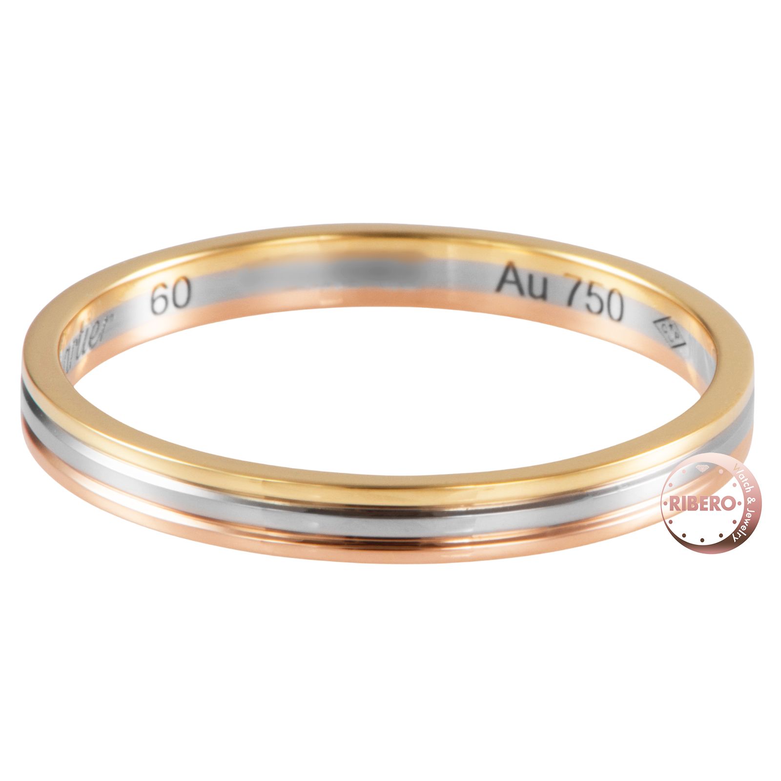 CARTIER カルティエ ヴァンドーム ルイ ウェディング リング 指輪 20号 ゴールド シルバー