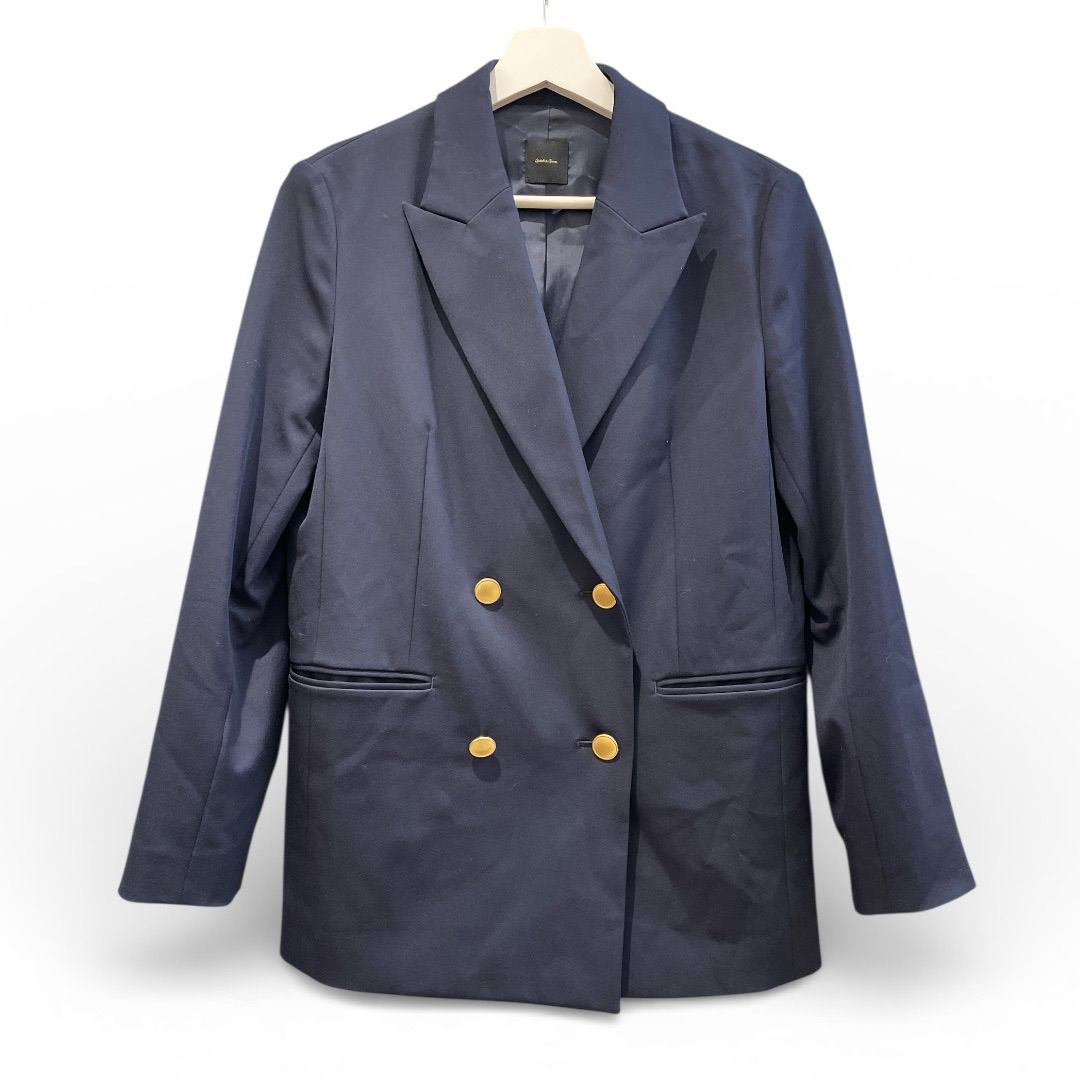 美品 Spick&Span スピックアンドスパン ドライツイル ダブルブレスト