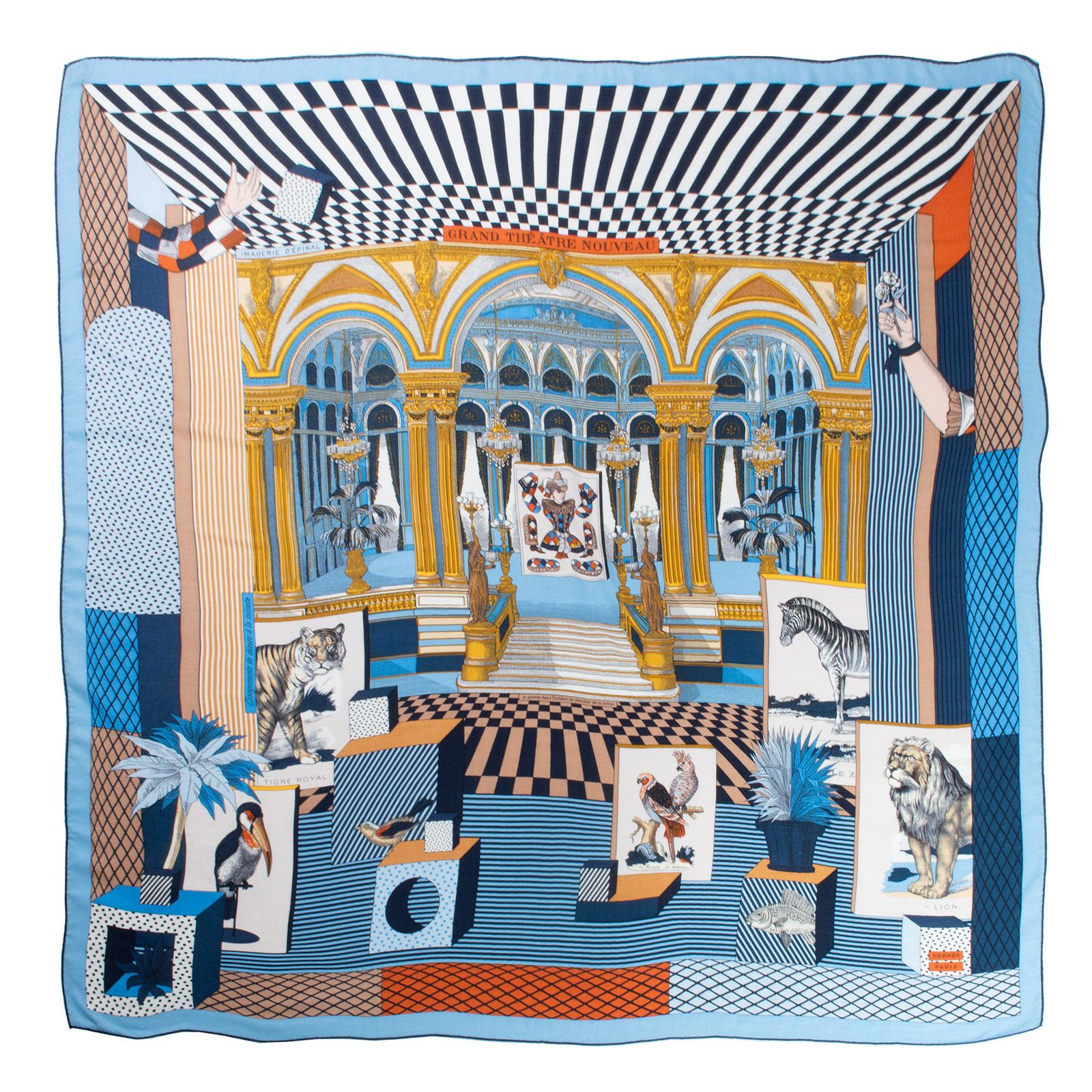 HERMES エルメス カレジェアン Grand Theatre Nouveau グラン