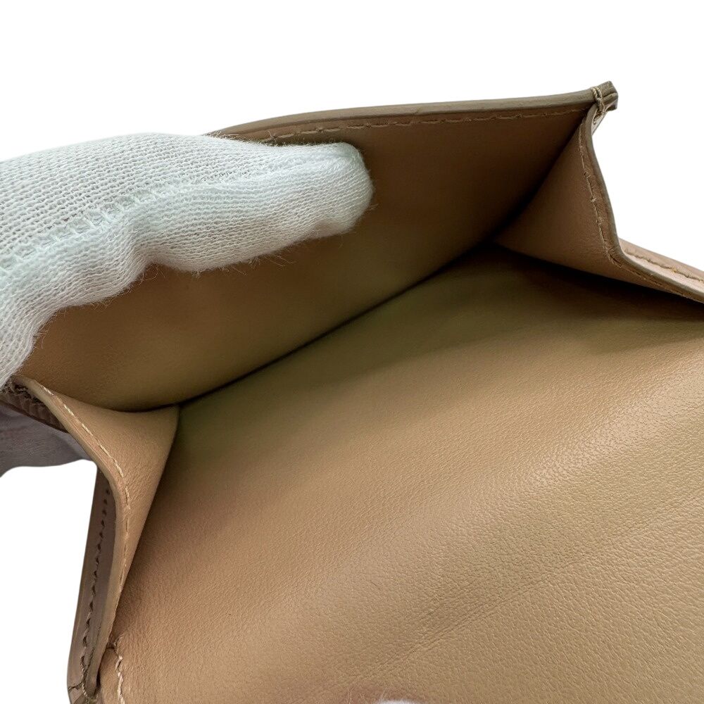  PRADA プラダ 1 MH 021 コンパクトウォレット 三つ折り財布 ピンクベージュ レディース その他 小物