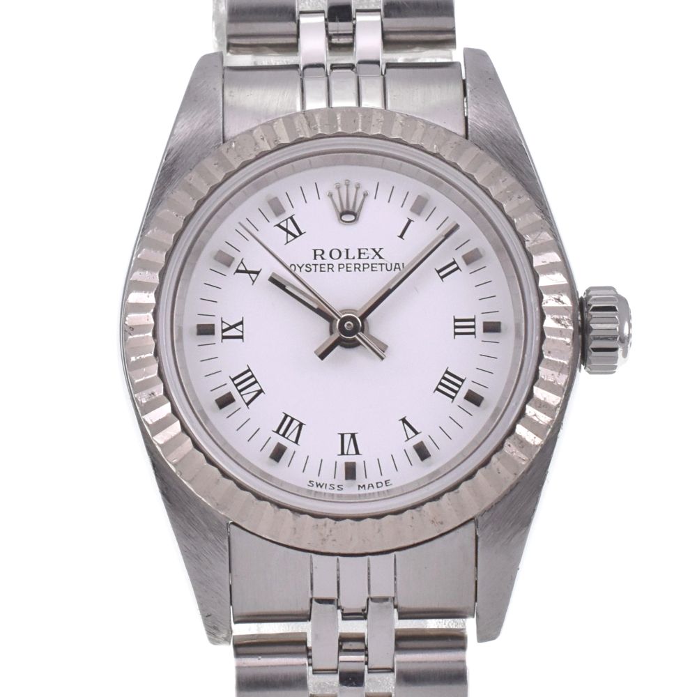 値下 ロレックス ROLEX 76094 オイスターパーペチュアル WG ベゼル
