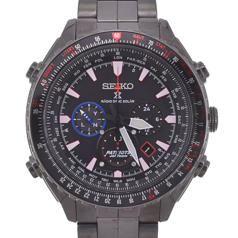 セイコー SEIKO 8 B 92 0 AM プロスペックス パトリオットジェットチームモデル メンズ き G 142337