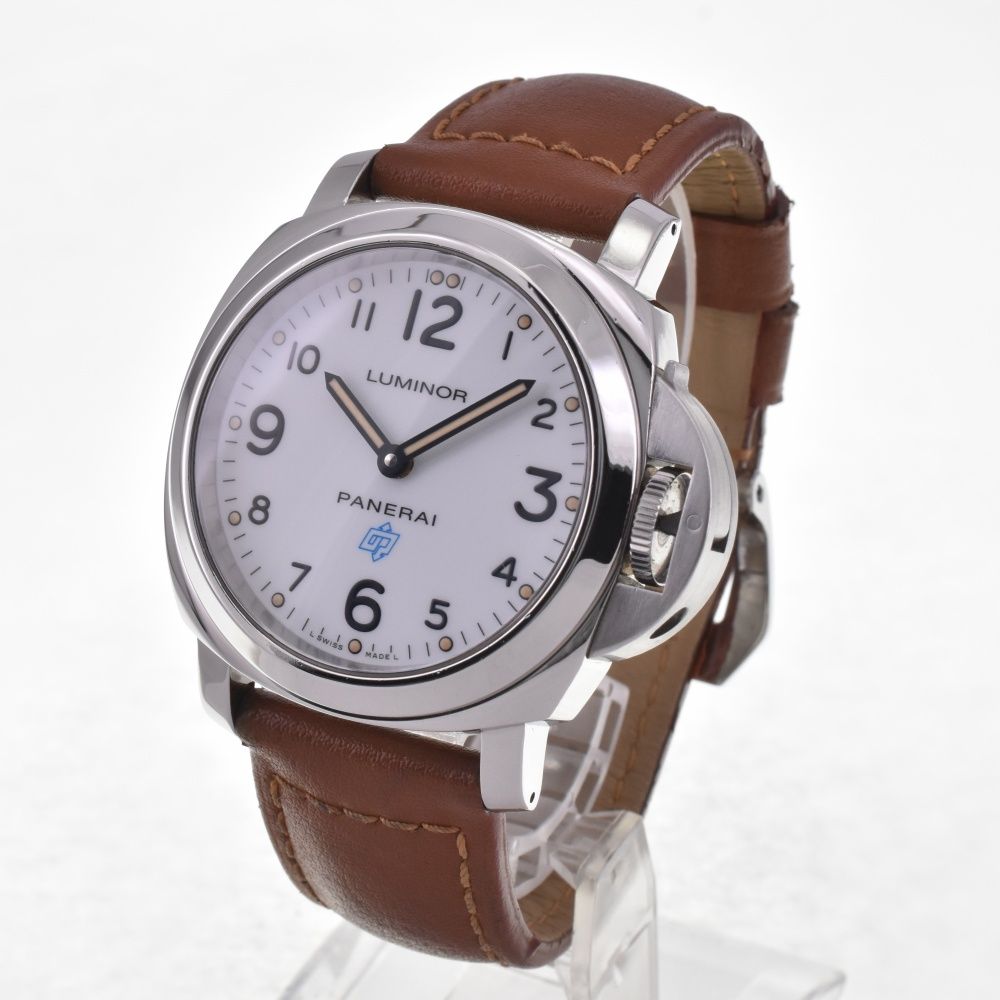 パネライ PANERAI ルミノール ベース ロゴ アッチャイオ 手巻き メンズ 箱 保証書付き G 142330