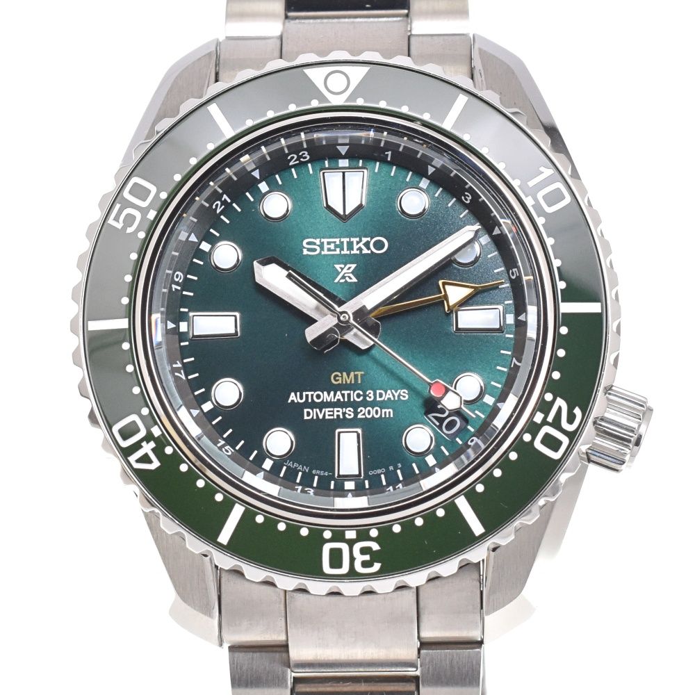 セイコー SEIKO SBEJ 009 6 R 54 00 D 0 プロスペックス ダイバースキューバ GMT デイト メンズ 箱 保証書付き G 142312